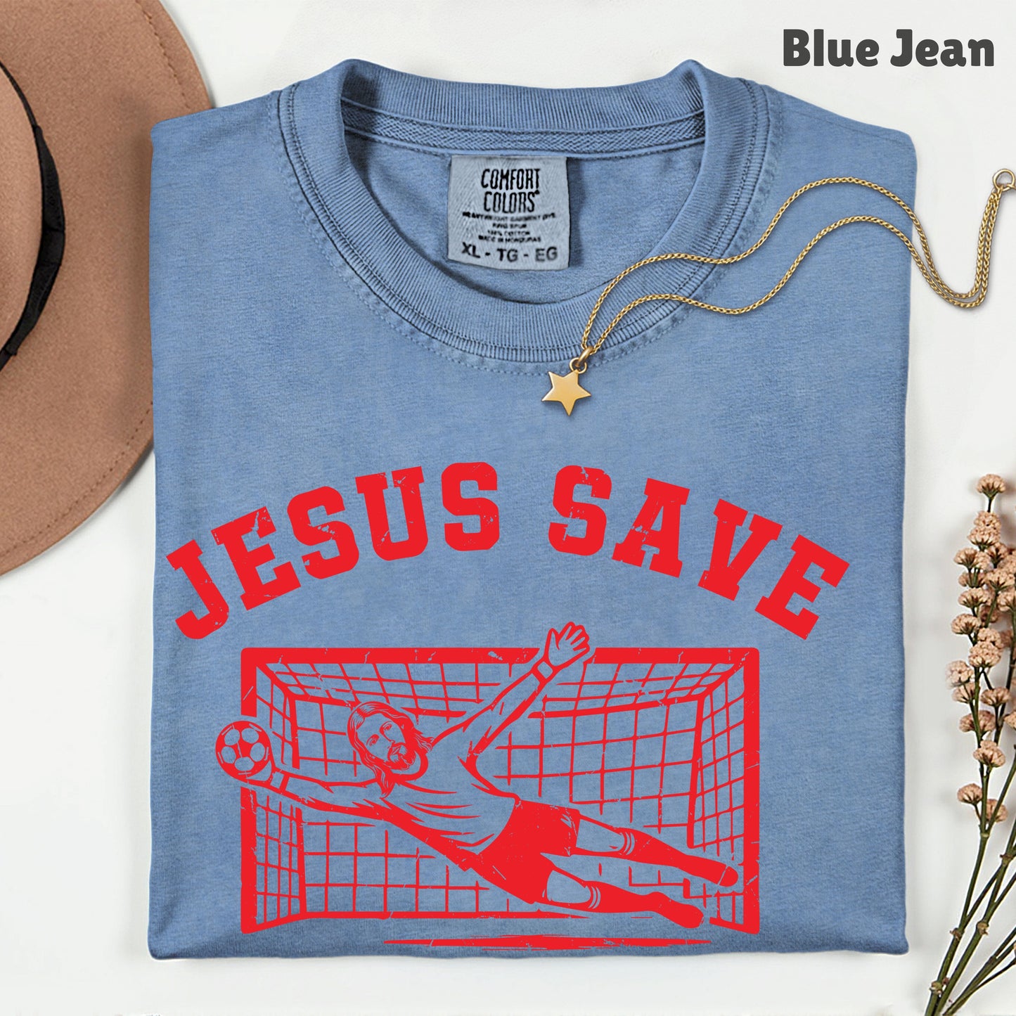 Jesus Save Comfort Colors T Shirt