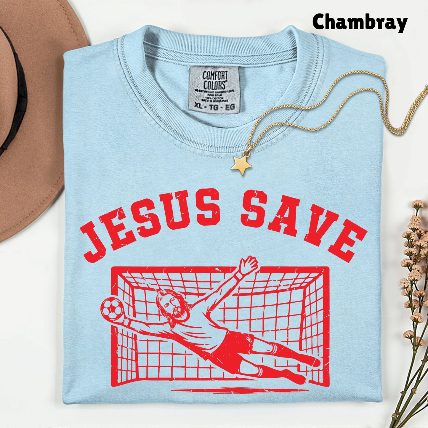 Jesus Save Comfort Colors T Shirt