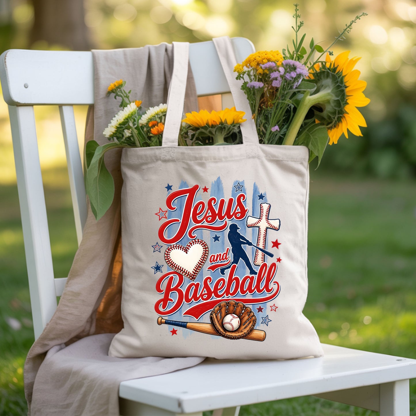Jesus and Baseball Comfort Colors T Shirts Cute Christian Sports Tee Baseball Cross Glove Shirt Patriotic Stars Red White Blue Faith Graphic Hoodie