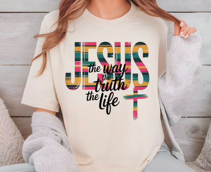 Jesus and Coffee T Shirt Christian Morning Tee Religious Coffee Lover Gift Faith Caffeine Shirt Adult Youth Toddler Baby Spiritual Church Outfit