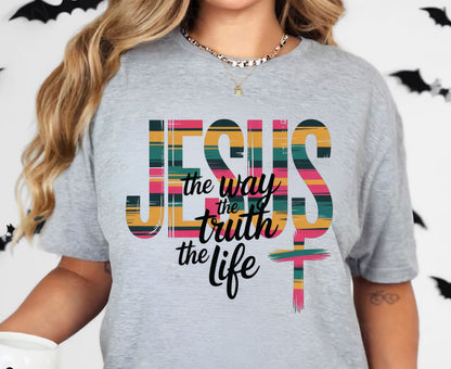 Jesus and Coffee T Shirt Christian Morning Tee Religious Coffee Lover Gift Faith Caffeine Shirt Adult Youth Toddler Baby Spiritual Church Outfit