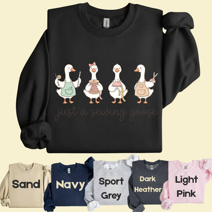 Just A Sewing Goose Comfort Colors T Shirt