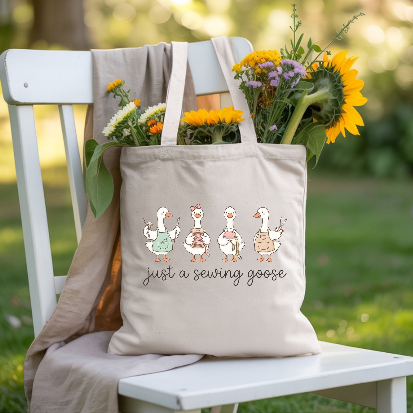 Just A Sewing Goose Comfort Colors T Shirt