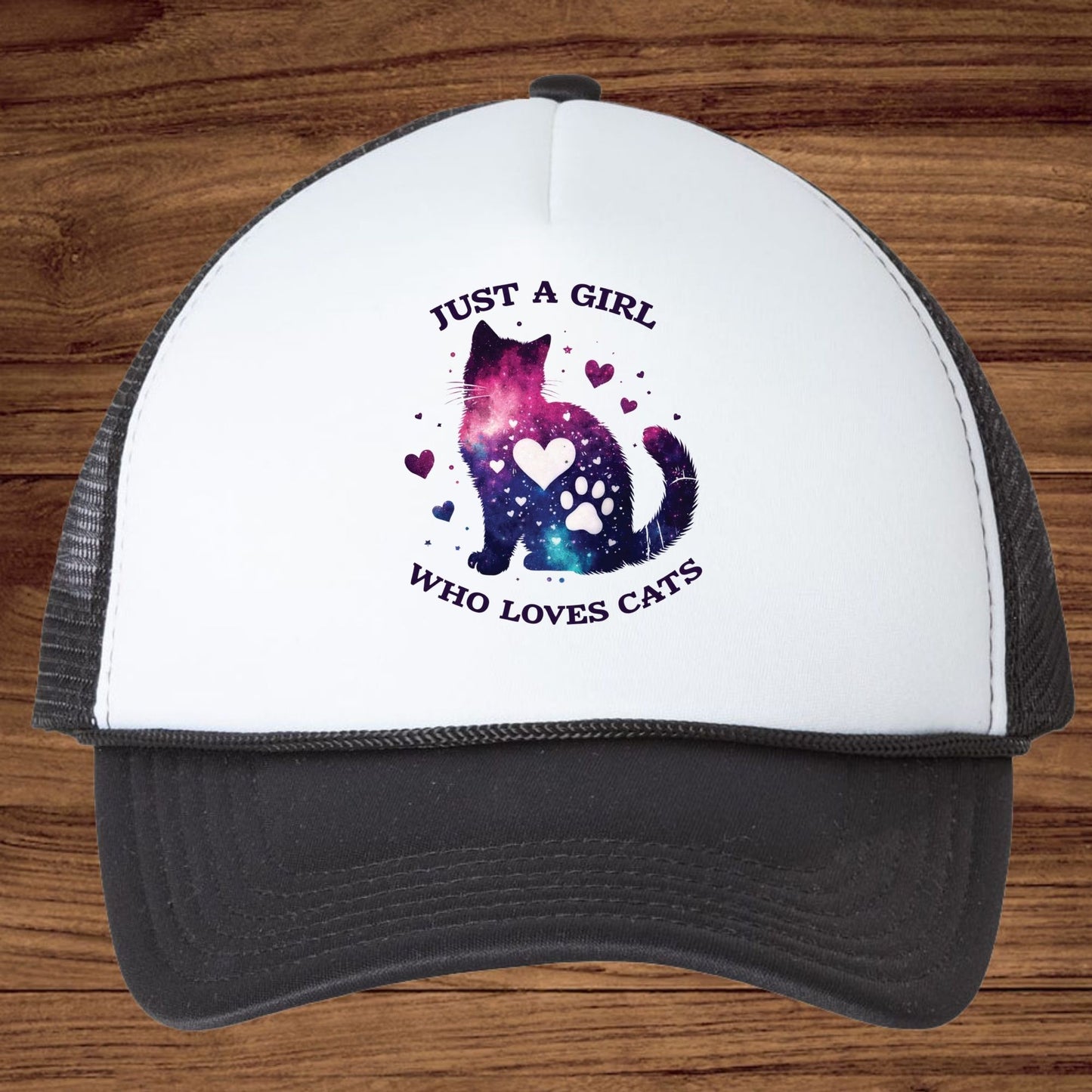 Just a Girl Who Loves Cats DTF Transfer ready to Press