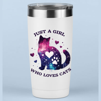Just a Girl Who Loves Cats DTF Transfer ready to Press