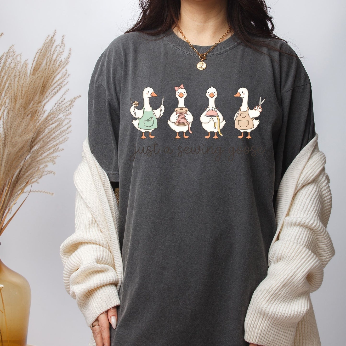 Just a Sewing Goose DTF Transfer Ready to Press