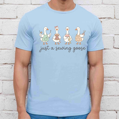 Just a Sewing Goose DTF Transfer Ready to Press