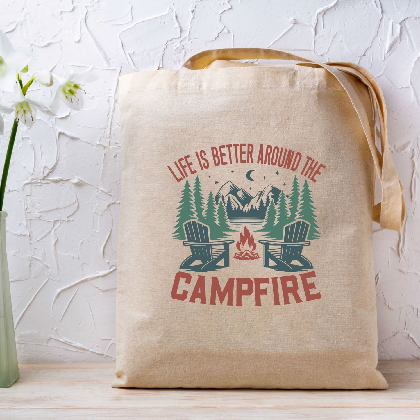 Life Is Better Around The Campfire DTF Transfer