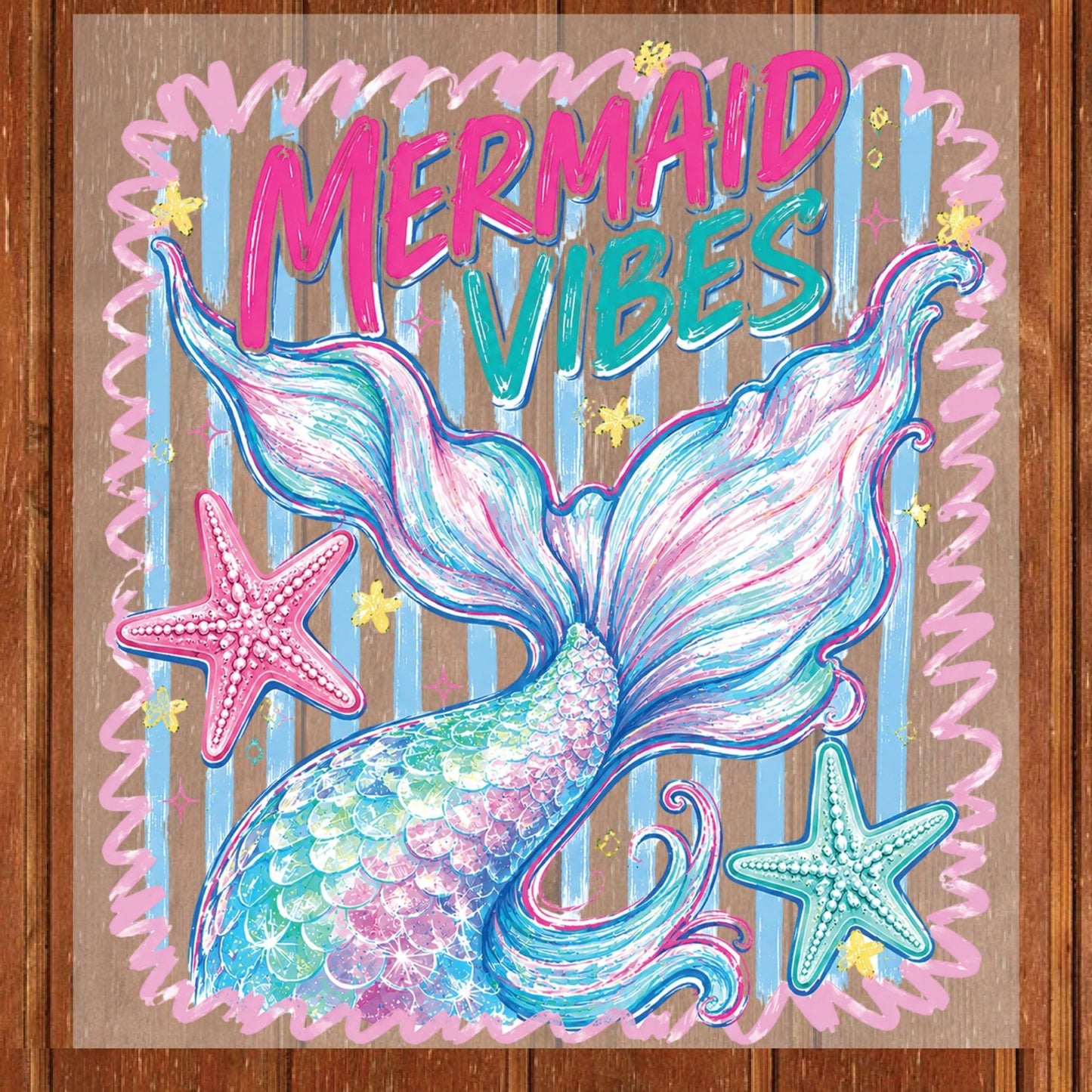 Life Is Better At The Beach DTF Transfer Ready to Press Summer Vacation UV DTF Sticker Retro Ocean Sunset Heat Transfer for Shirts