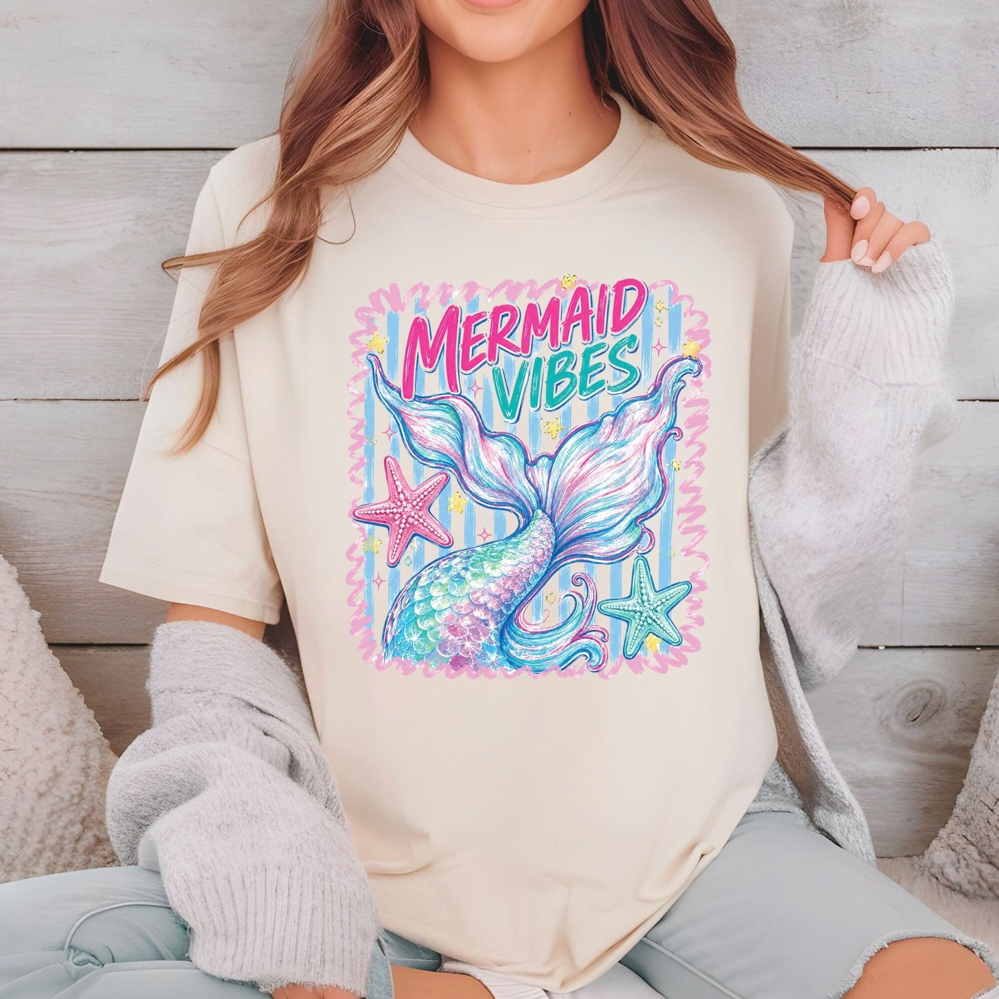 Life Is Better At The Beach DTF Transfer Ready to Press Summer Vacation UV DTF Sticker Retro Ocean Sunset Heat Transfer for Shirts