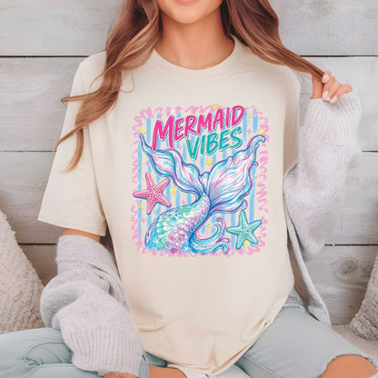 Life Is Better At The Beach DTF Transfer Ready to Press Summer Vacation UV DTF Sticker Retro Ocean Sunset Heat Transfer for Shirts