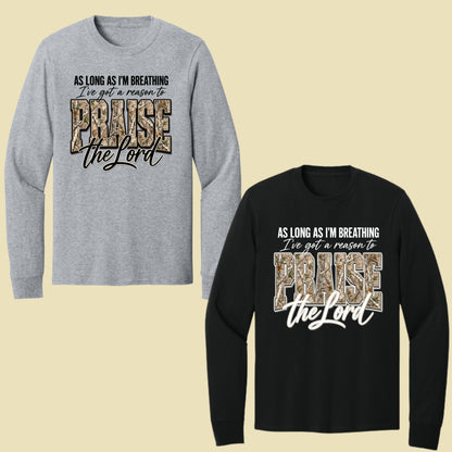 Praise the Lord Christian Camo T-Shirt, Faith Hunting Quote Comfort Color Tee