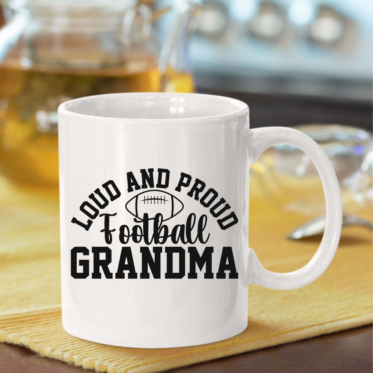 Loud and Proud Football Grandma DTF Transfer