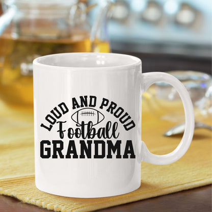 Loud and Proud Football Grandma DTF Transfer