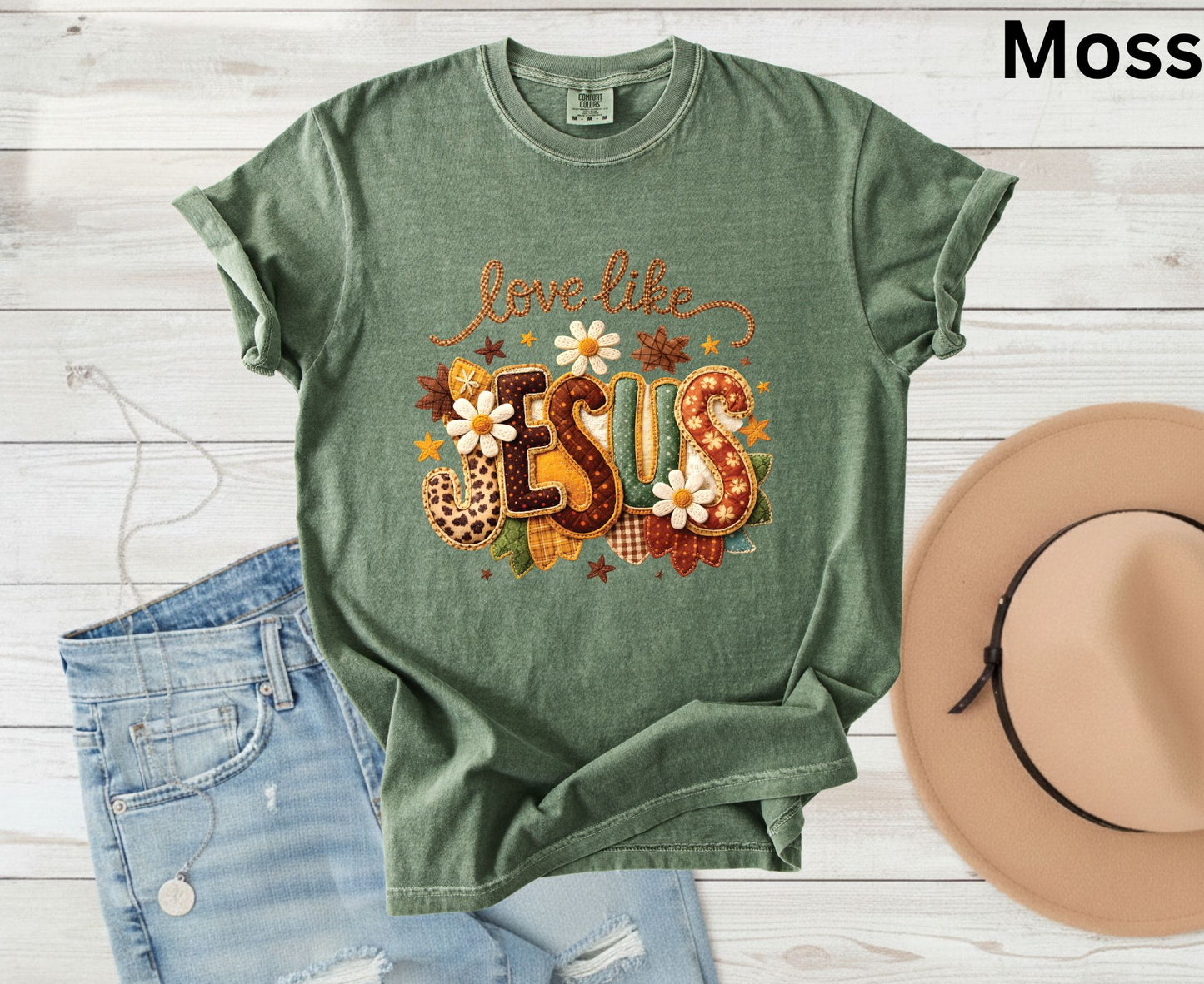 Love Like Jesus T Shirt Christian Fall Tee Religious Leopard Print Shirt Faith Gift For Her Adult Youth Toddler Baby Boho Autumn Apparel