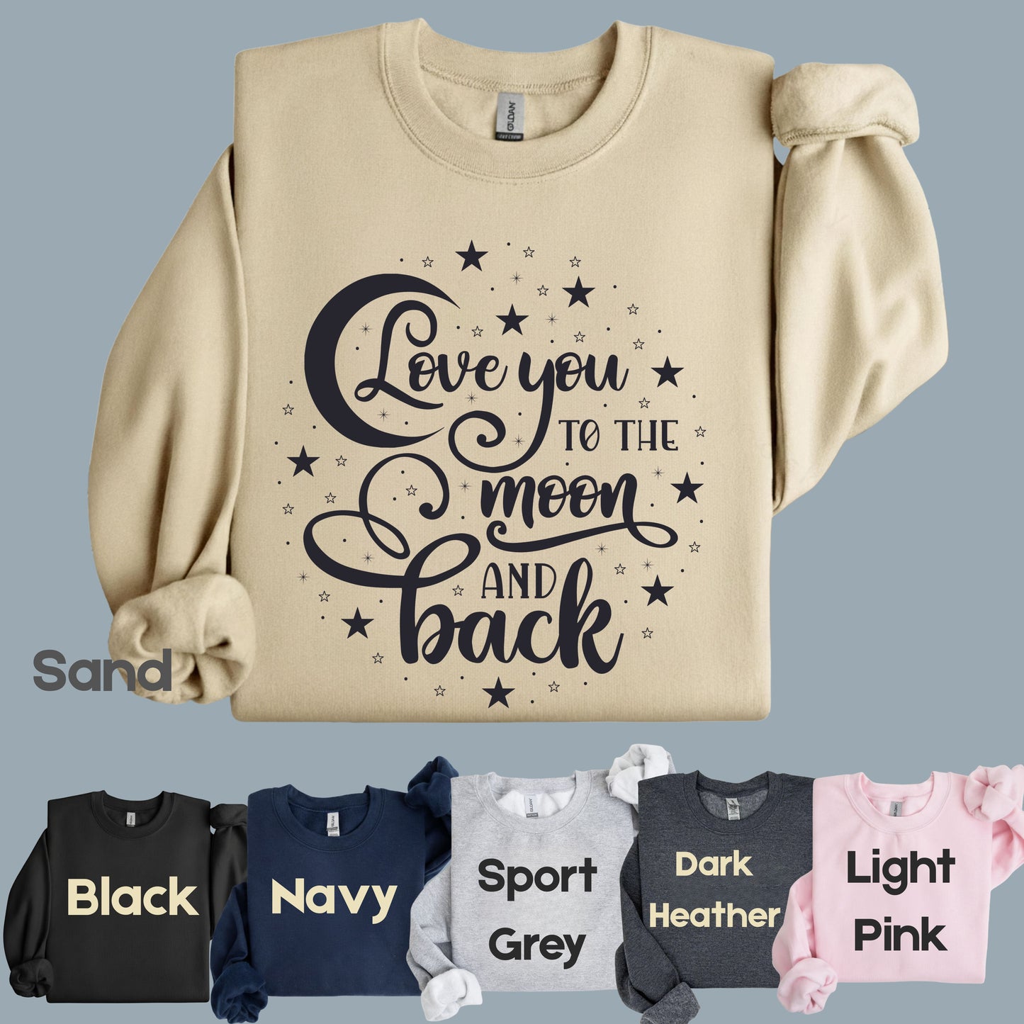 Love You To The Moon And Back Comfort Colors T Shirt