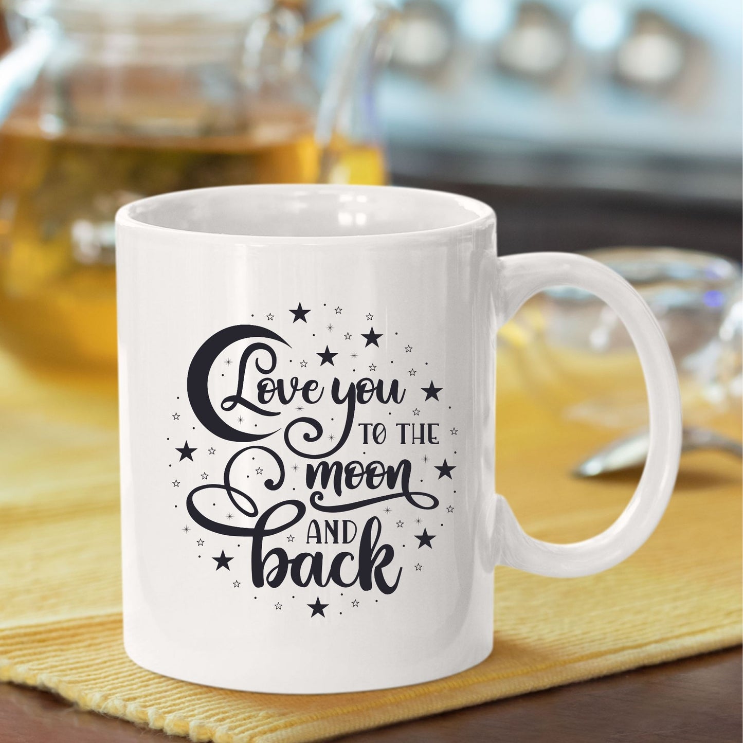 Love You To The Moon And Back DTF Transfer