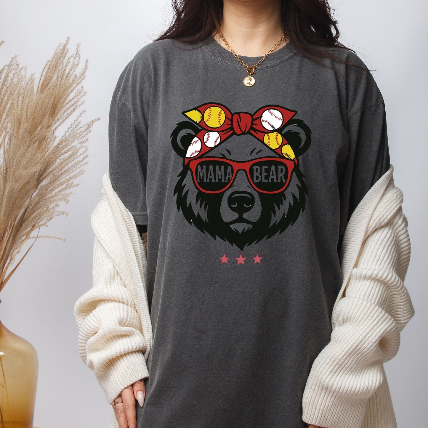 Mama Bear Baseball Mom DTF Transfer ready to Press