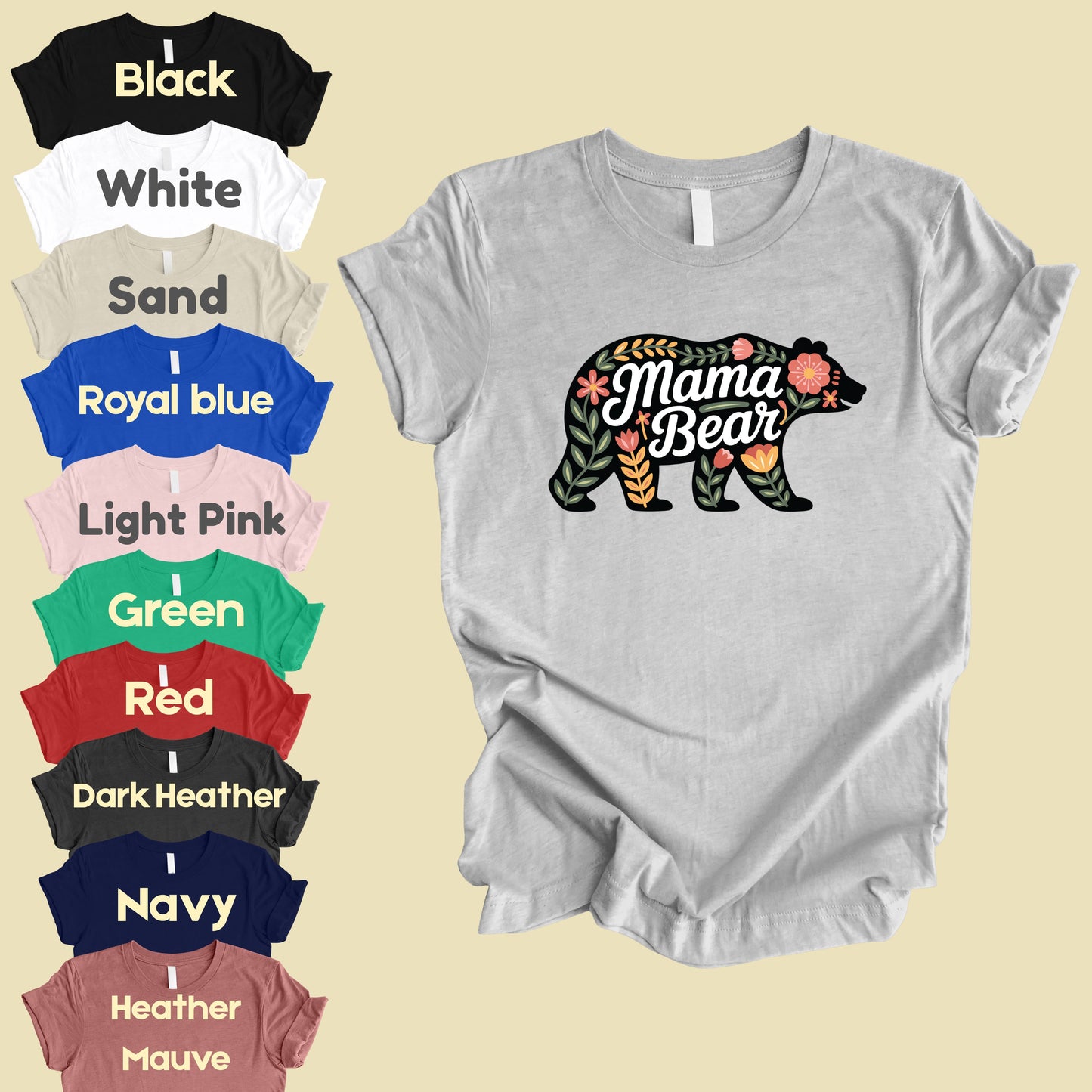 Mama Bear Comfort Colors T Shirt