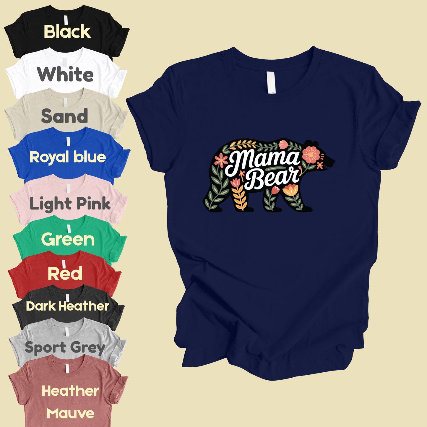 Mama Bear Comfort Colors T Shirt