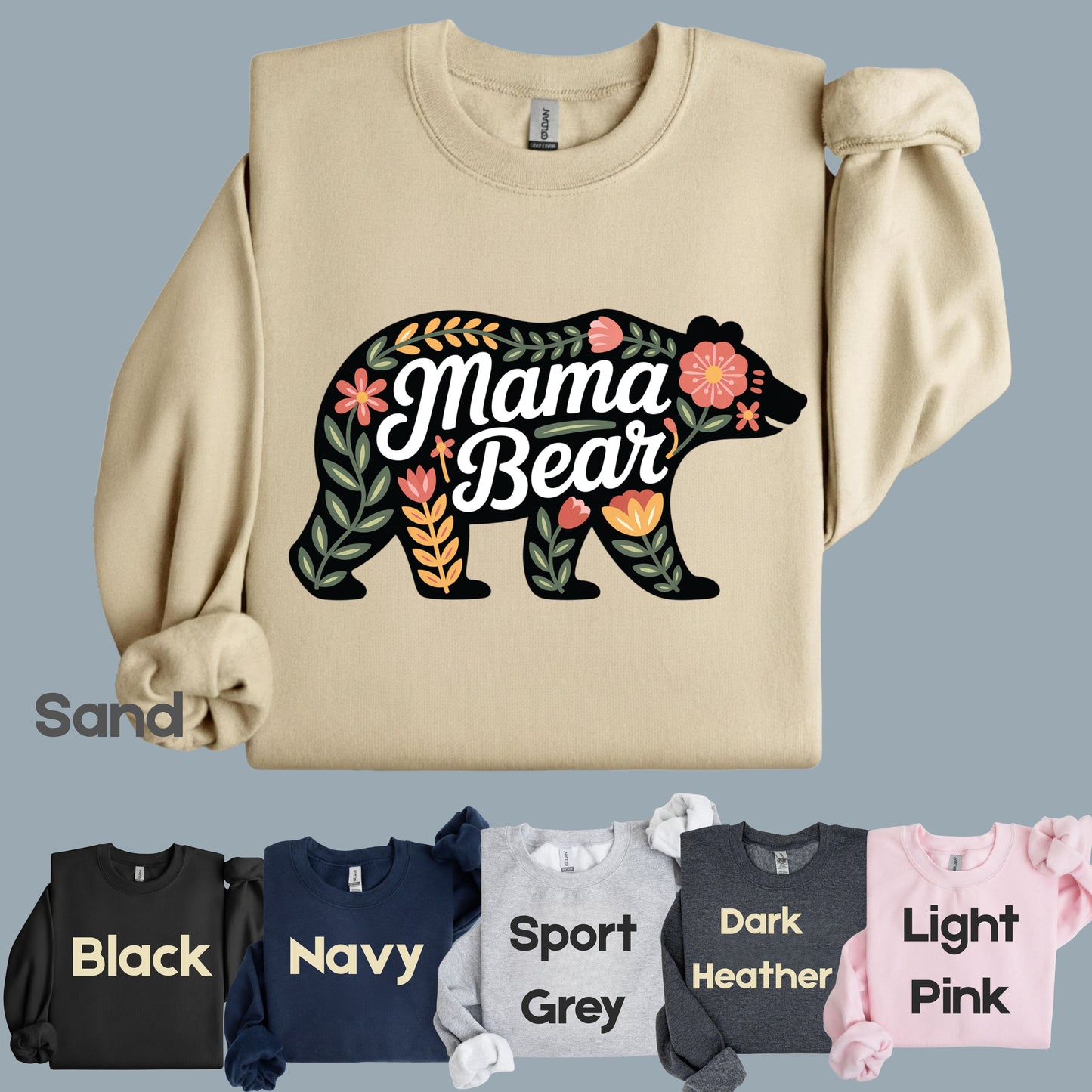 Mama Bear Comfort Colors T Shirt