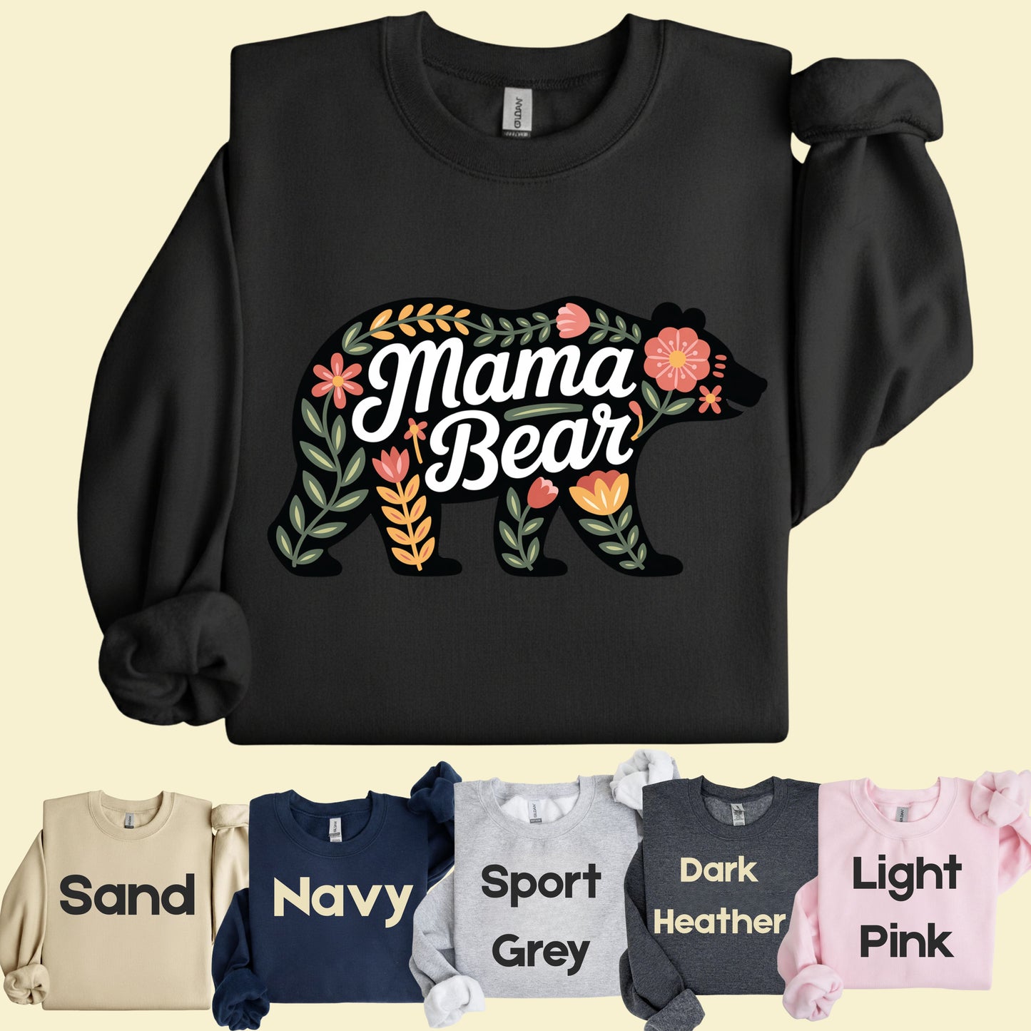 Mama Bear Comfort Colors T Shirt