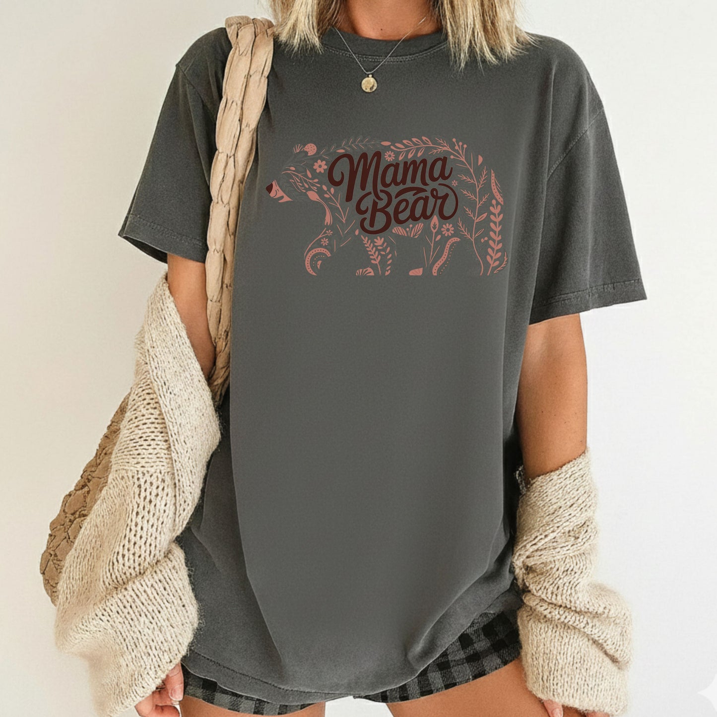 Mama Bear Comfort Colors T Shirt