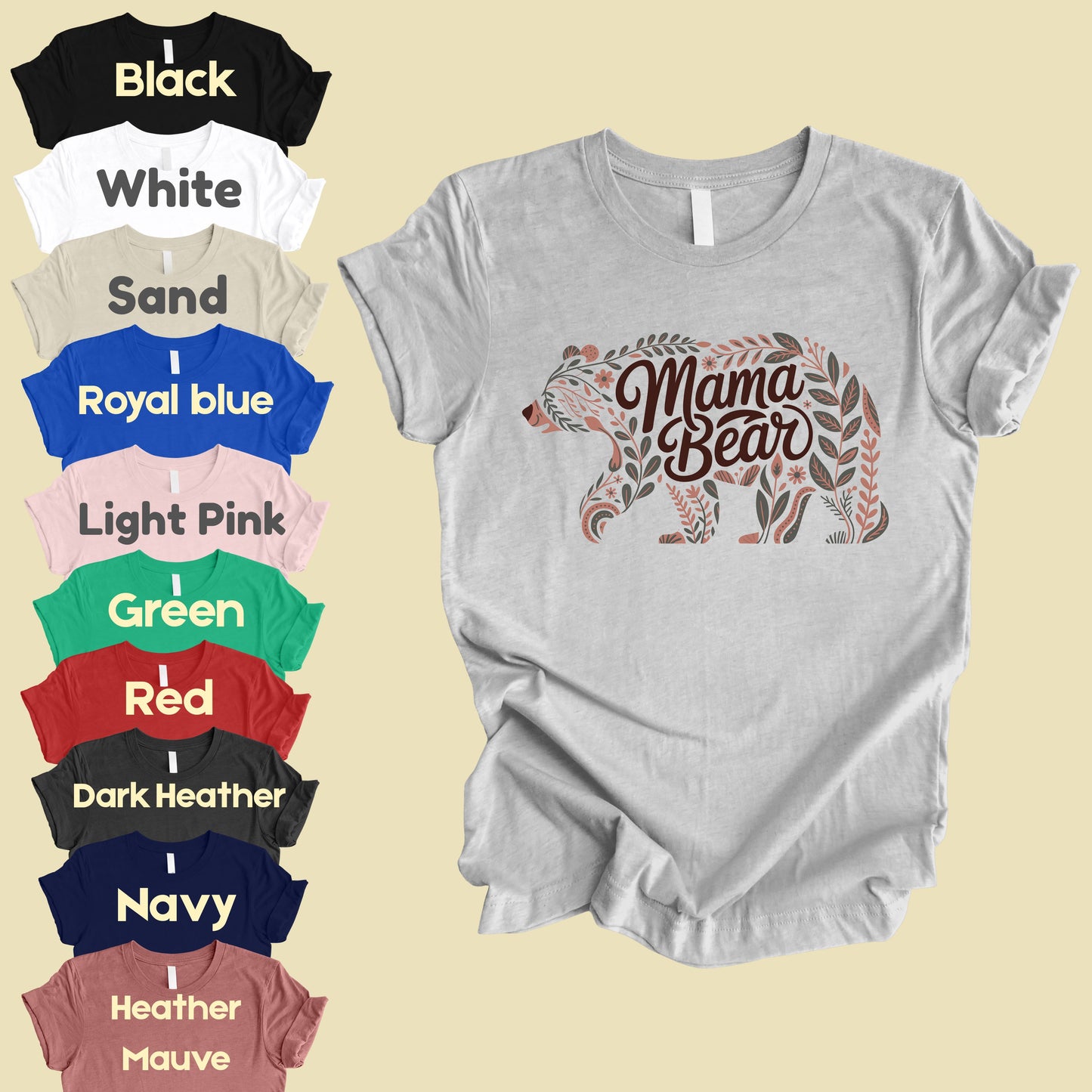 Mama Bear Comfort Colors T Shirt