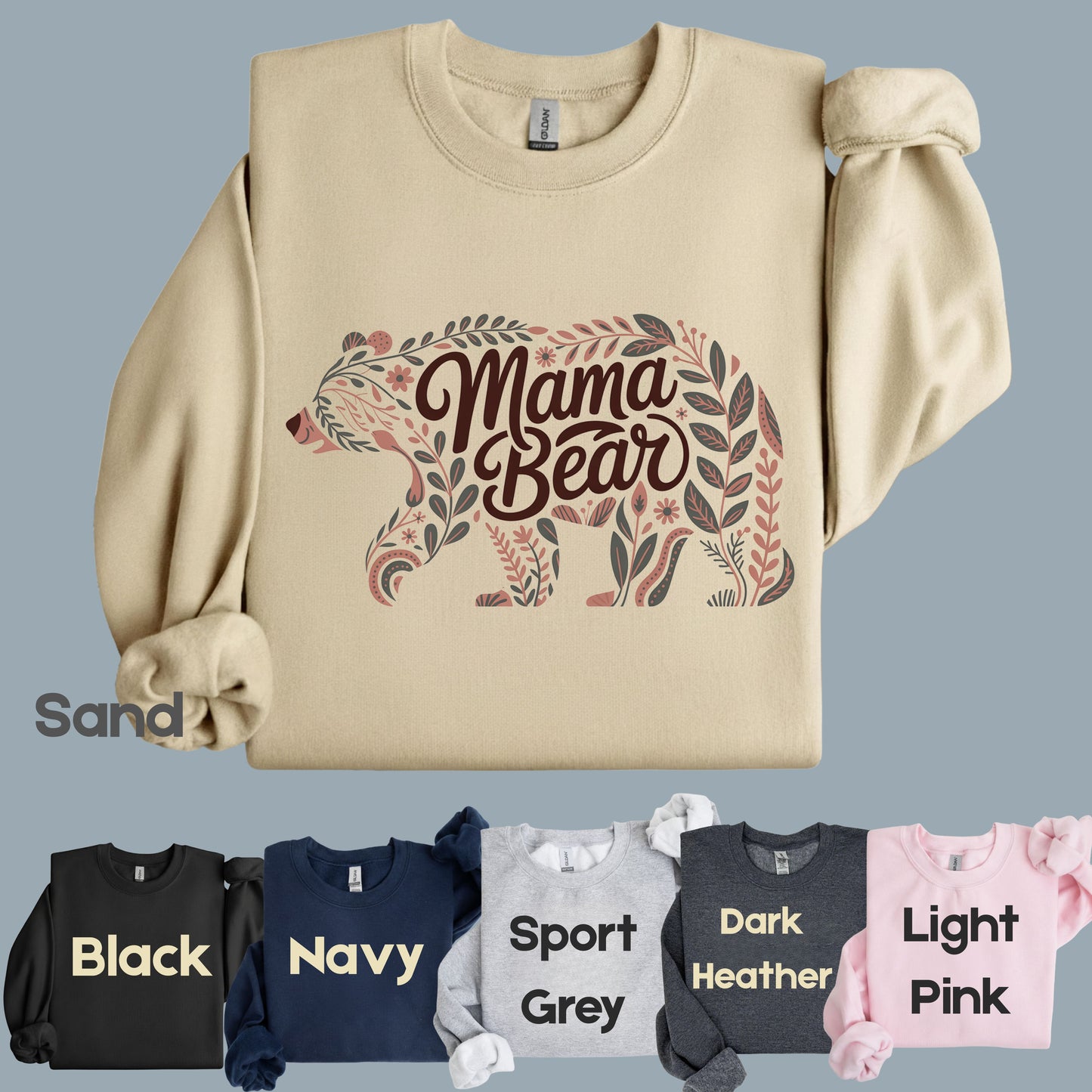 Mama Bear Comfort Colors T Shirt