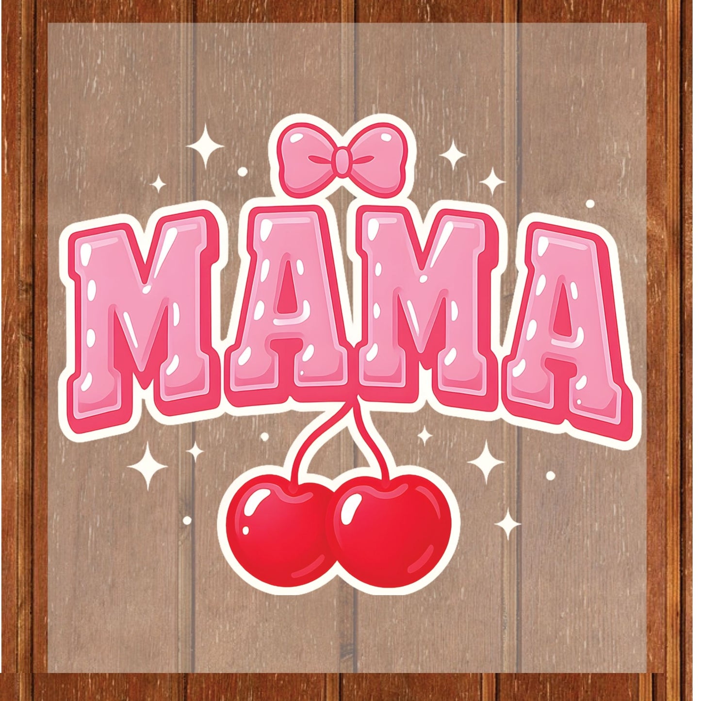 Mama DTF Transfer ready to Press Mother's Day Floral Heat Transfer for Shirts Mom UV Sticker Print Mommy Iron on Transfer