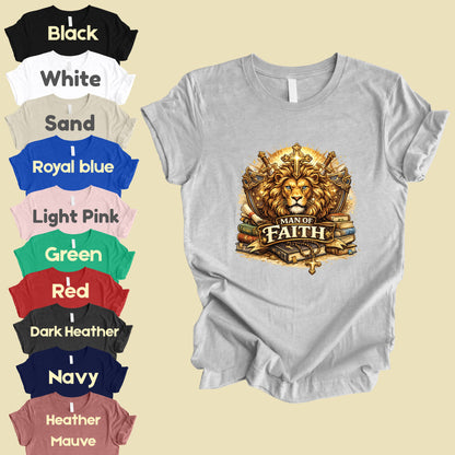 Man Of Faith Comfort Colors T Shirt