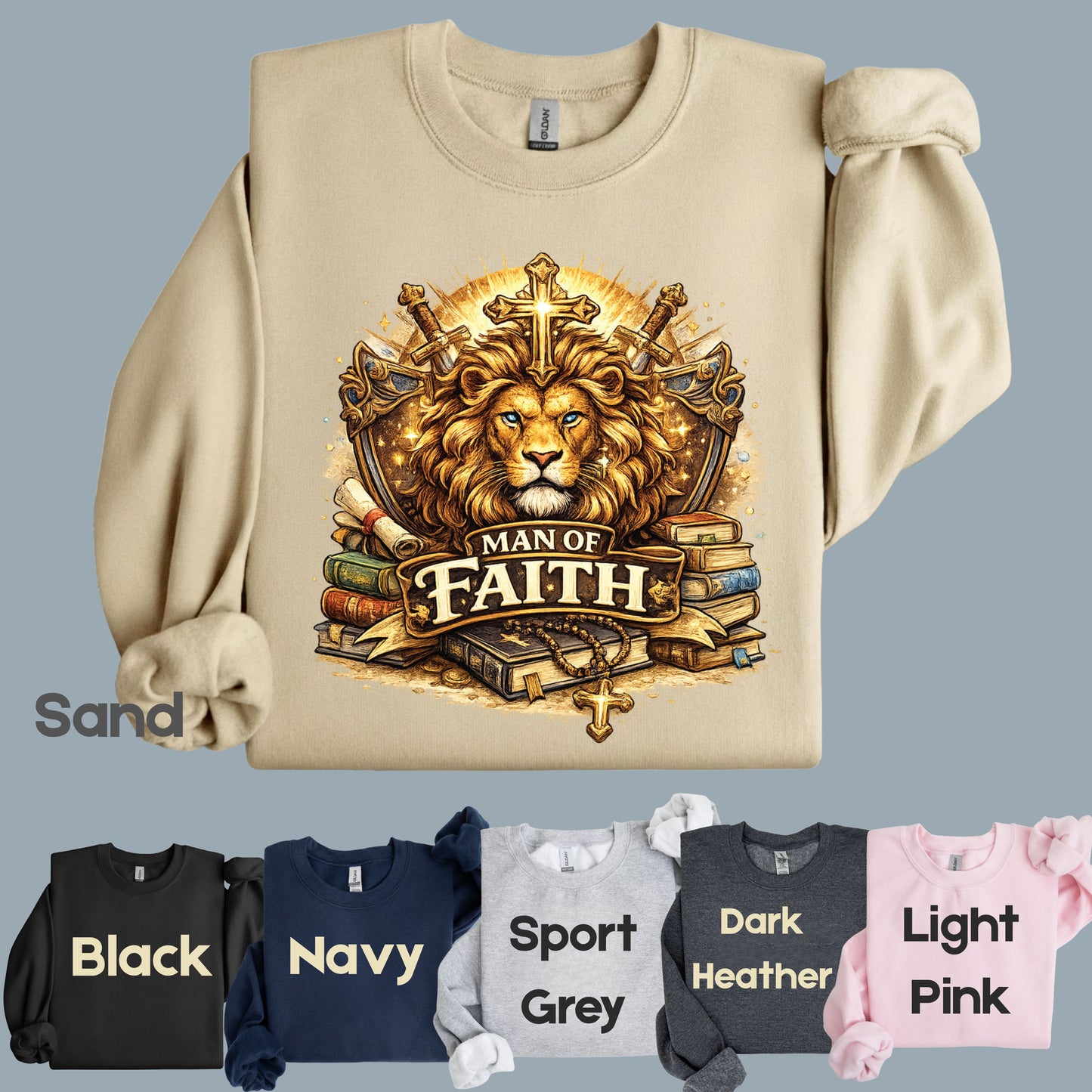 Man Of Faith Comfort Colors T Shirt