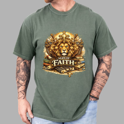 Man Of Faith Comfort Colors T Shirt