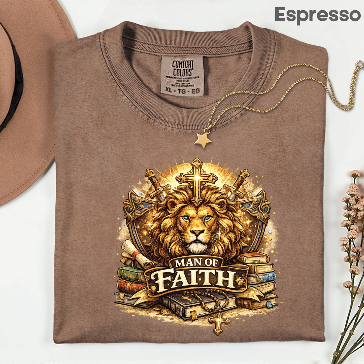 Man Of Faith Comfort Colors T Shirt