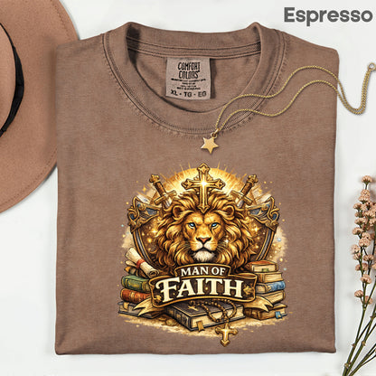 Man Of Faith Comfort Colors T Shirt