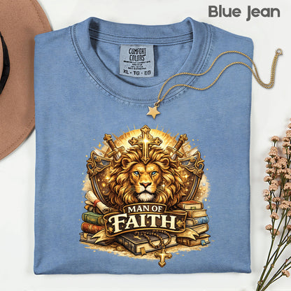 Man Of Faith Comfort Colors T Shirt