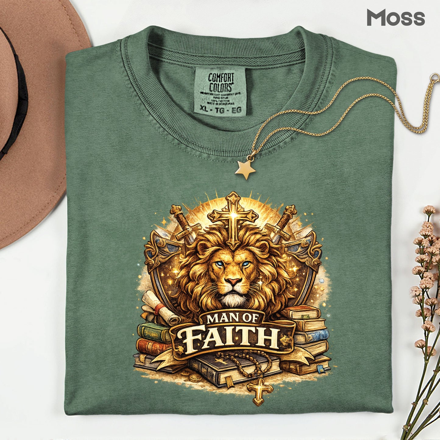 Man Of Faith Comfort Colors T Shirt
