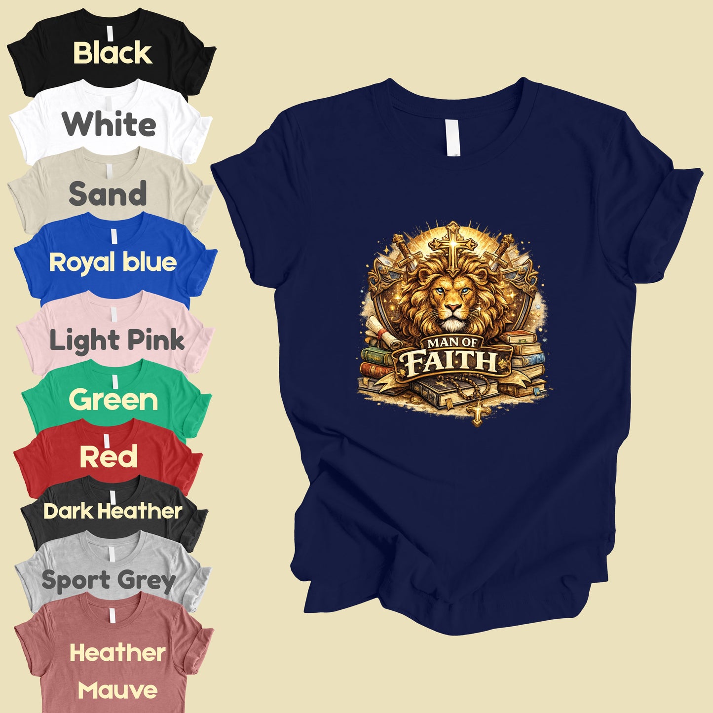 Man Of Faith Comfort Colors T Shirt