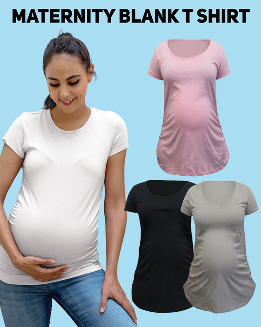 Maternity T Shirt Blank - Wholesale Price Pregnancy Top