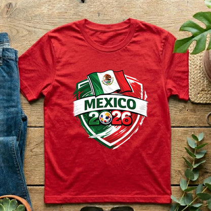 Mexico World Cup T Shirt Soccer Supporter Tees