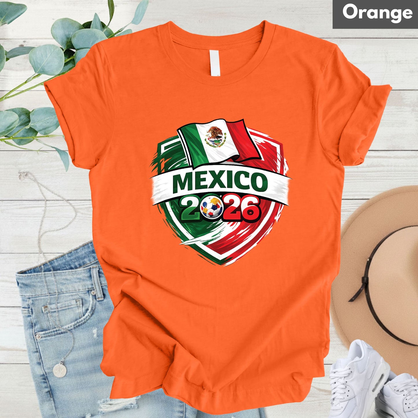 Mexico World Cup T Shirt Soccer Supporter Tees