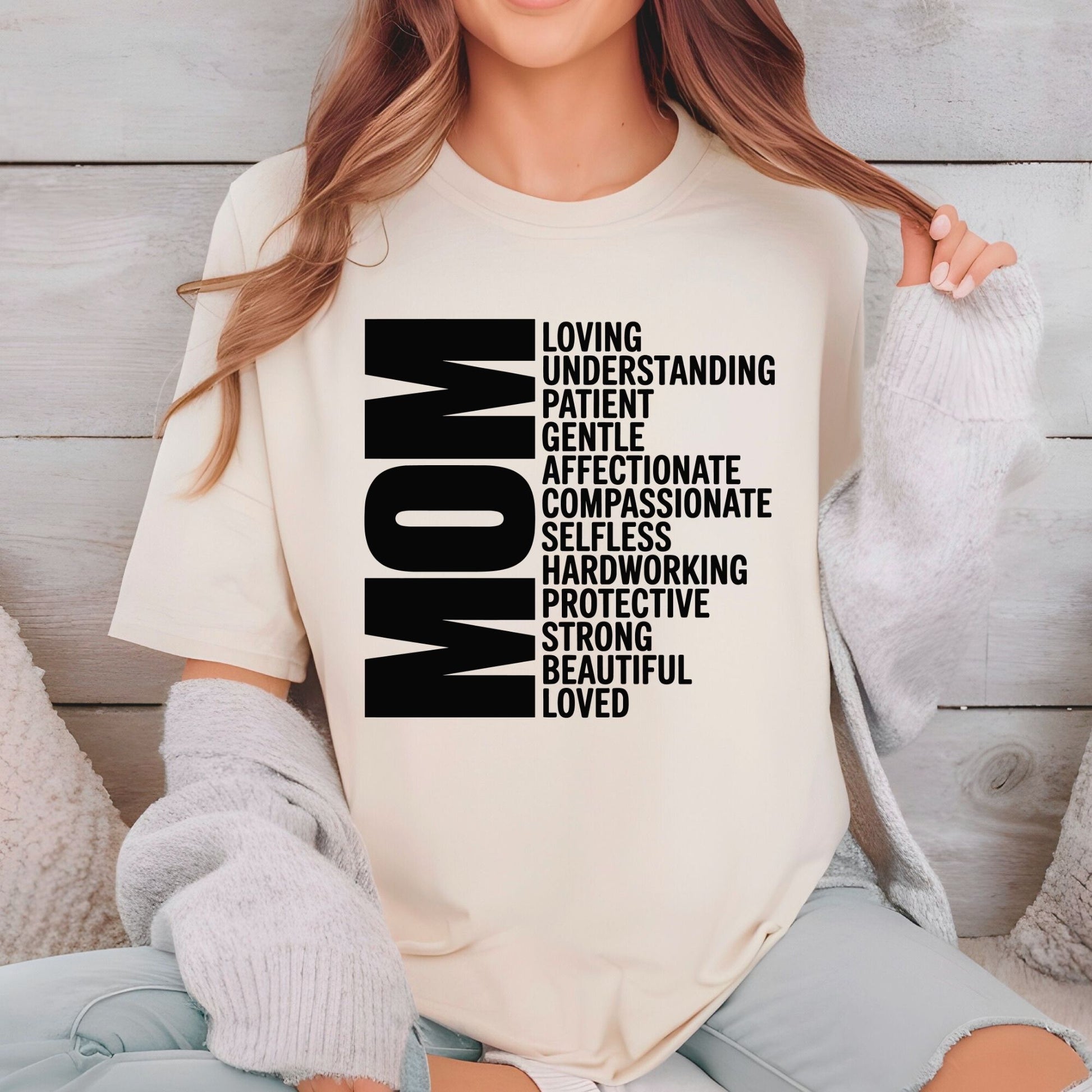 Mom DTF Transfer ready to Press Mother’s Day Heat Transfer for Shirts Loving Understanding UV Sticker Print Mama Iron On Transfer