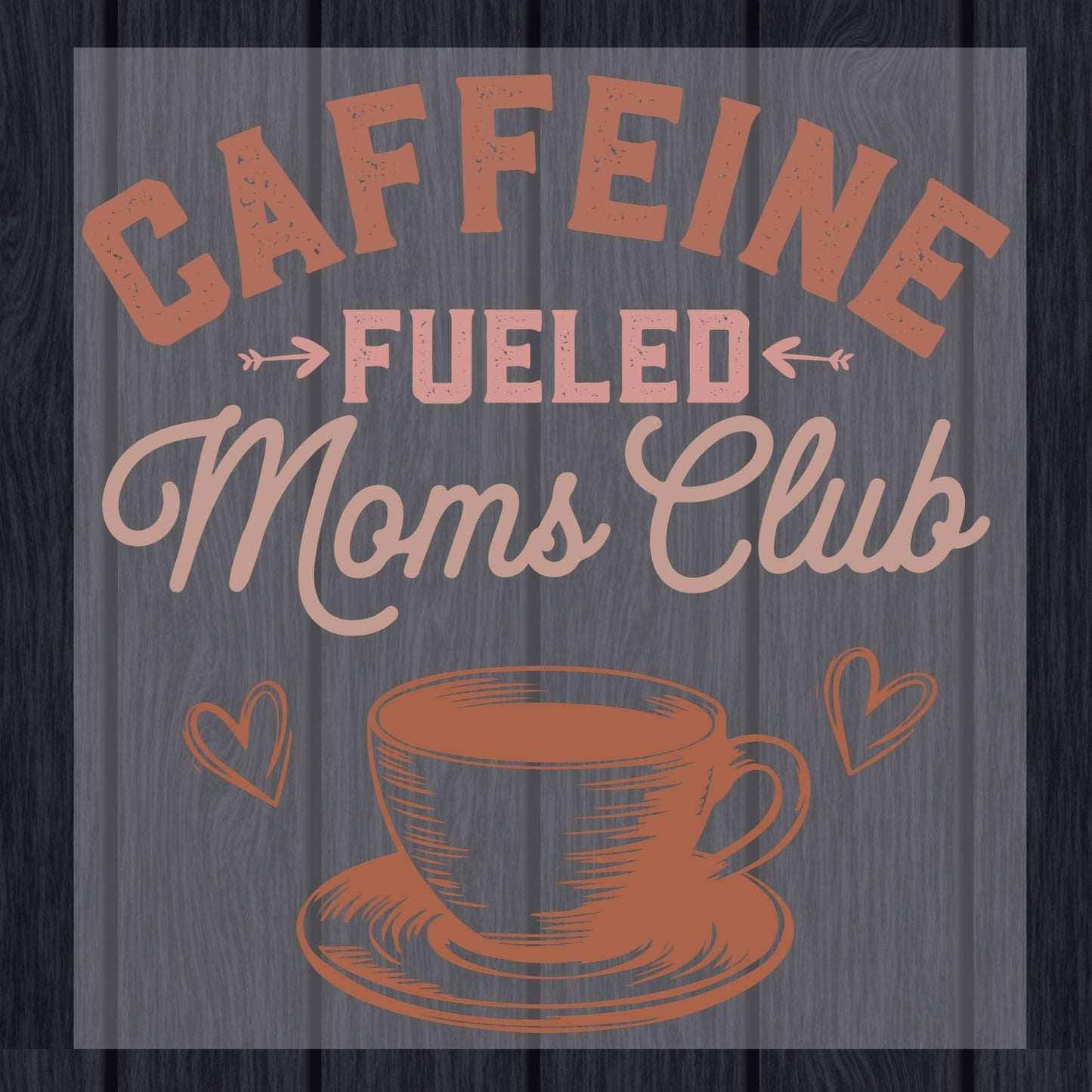 Mother’s Day Coffee Mom Club DTF Transfer ready to Press Mom Heat Transfer for Shirts Mama UV Sticker Print Mommy Iron on Transfer