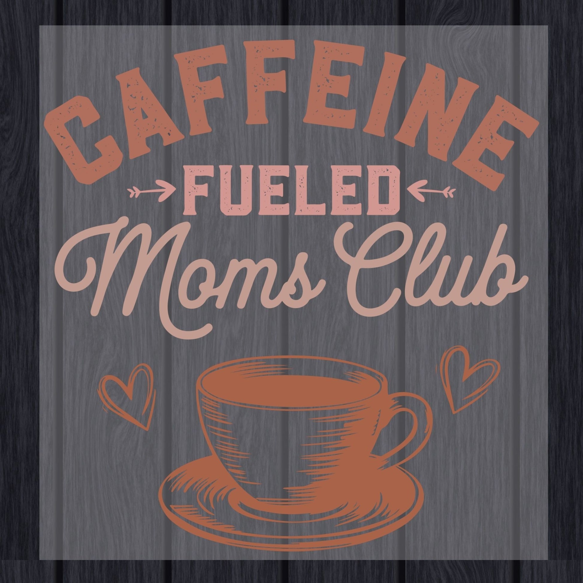 Mother’s Day Coffee Mom Club DTF Transfer ready to Press Mom Heat Transfer for Shirts Mama UV Sticker Print Mommy Iron on Transfer