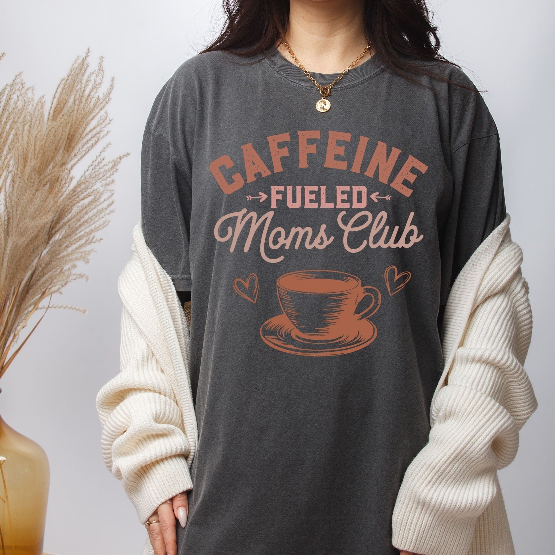 Mother’s Day Coffee Mom Club DTF Transfer ready to Press Mom Heat Transfer for Shirts Mama UV Sticker Print Mommy Iron on Transfer
