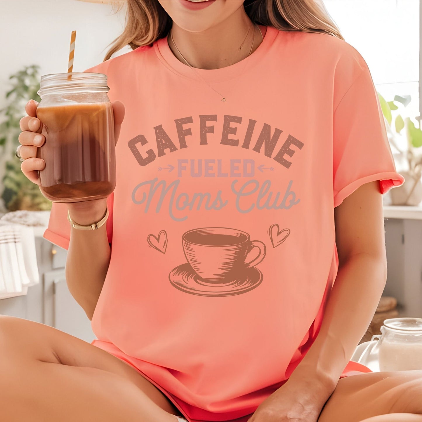 Mother’s Day Coffee Mom Club DTF Transfer