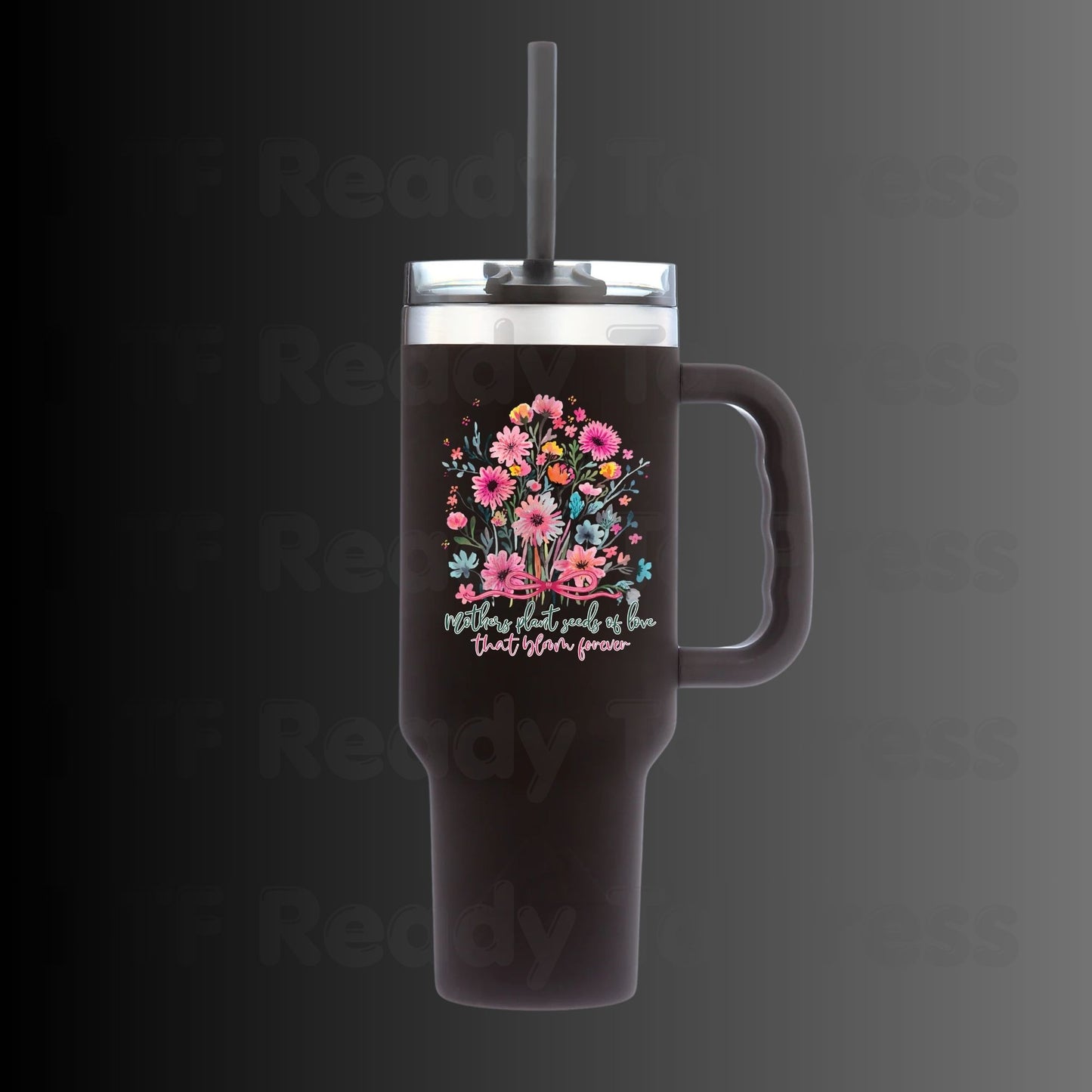 Mothers Plant Seeds of Love DTF Transfer Ready to Press Bloom Forever Floral Watercolor Heat Transfer For Shirts Mother's Day UV Sticker Prints
