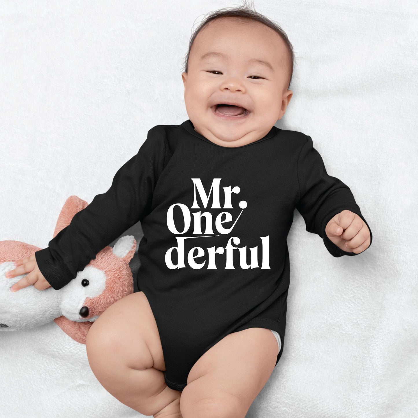 Mr Onederful 1st Birthday Shirt First Birthday Boy Bodysuit Mr Wonderful Baby Tee One Year Old Birthday Outfit Toddler Birthday Gift