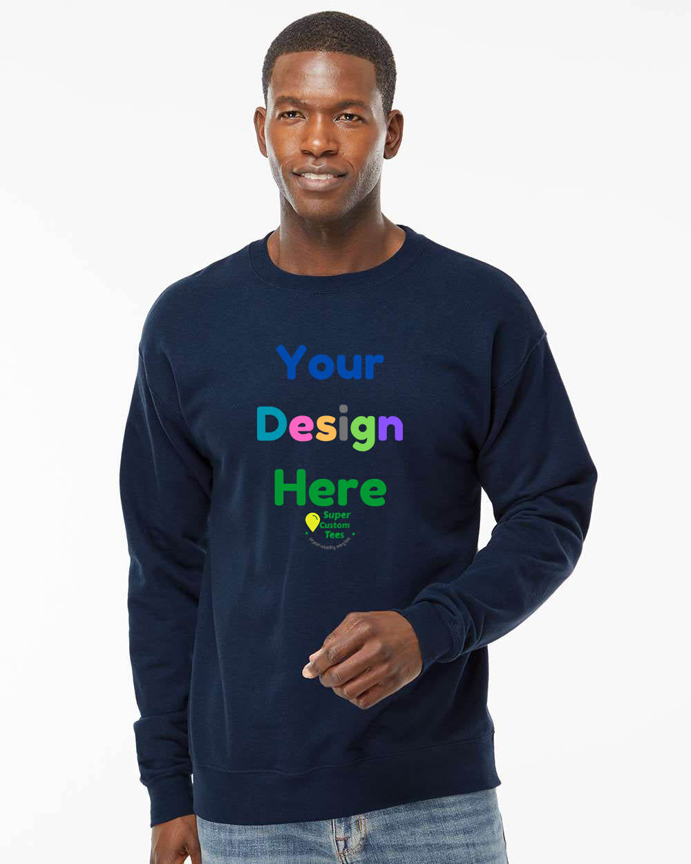 Hanes RS160 -Unisex Perfect Sweats Crewneck Sweatshirt