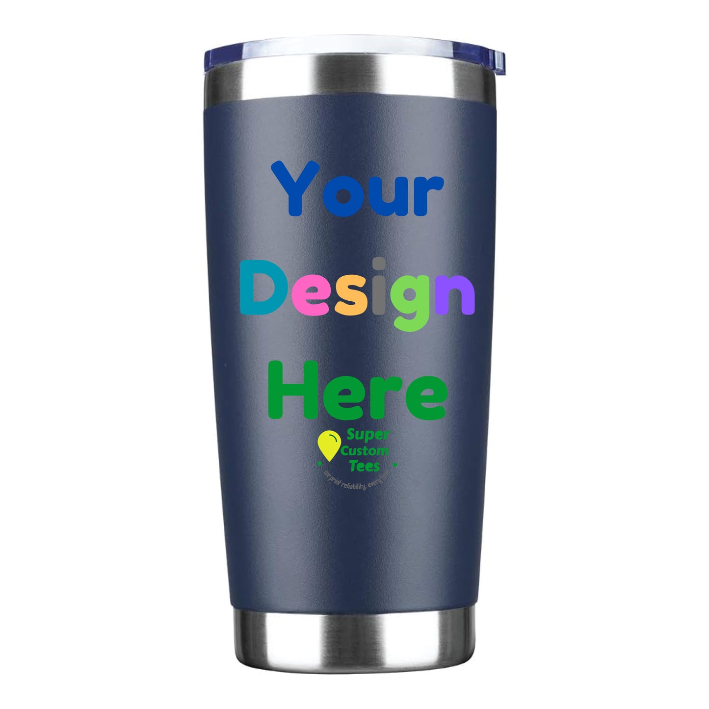 Custom Stainless Steel Tumbler 20oz Travel Mug